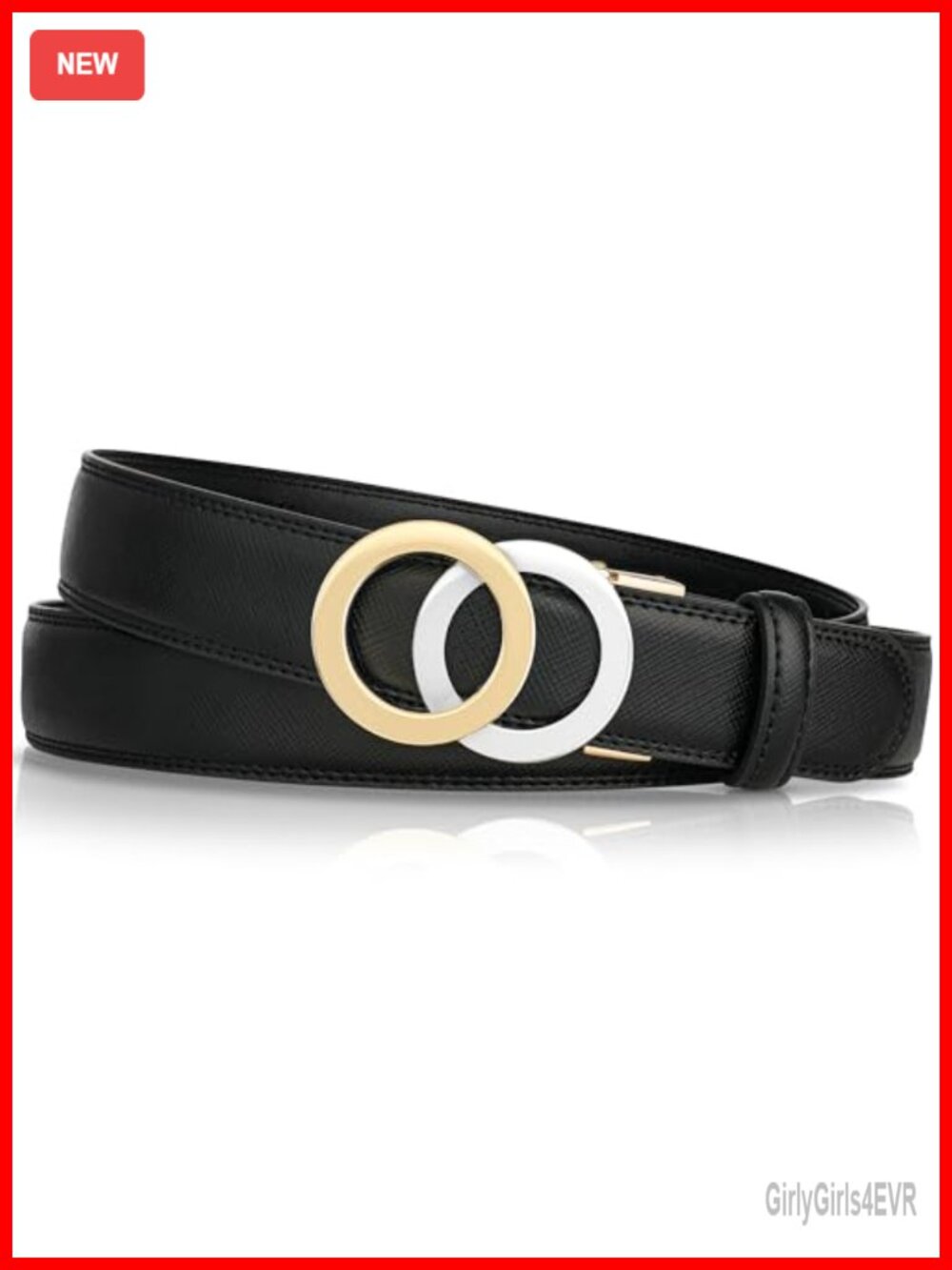 Premium Split Leather Ratchet Belt – Micro Adjustable Custom Fit for Women